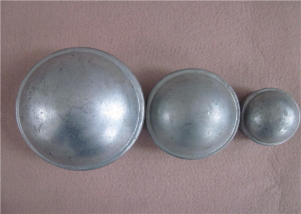 Durable Silver Chain Link Fence Post Caps , 2.7 chain link fence dome cap