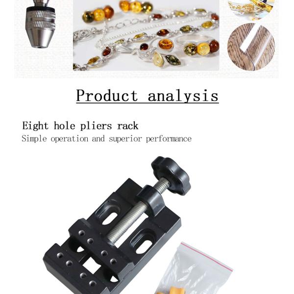 Штифтовые тиски Micro Mini Twist Роторный штамповочный инструмент Набор из АБС-металла