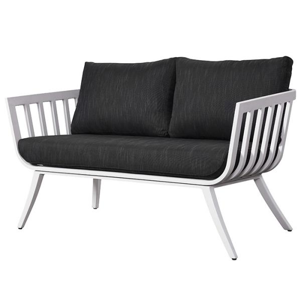 4.73 Cushion Thickness White aluminium Outdoor Sofa Set