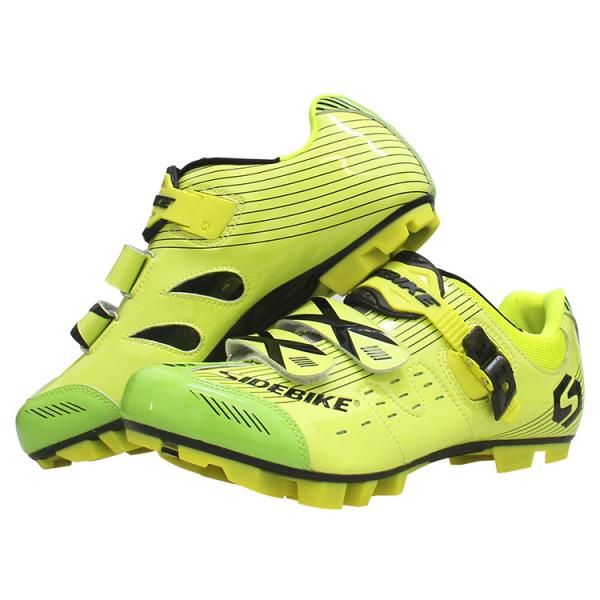 Microfiber Upper Mens MTB Cycling Shoes High Reliability With CE / ISO Certification