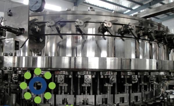 Cerveja de Kvas carbonatado enchimento de enxaguamento, nivelamento de máquinas e equipamentos de engarrafamento de bebidas energéticas