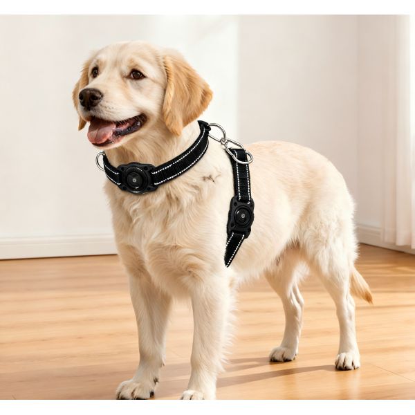 Find My Dog GPS Navigator Collar Real Time Tracking Waterproof Reflective Soft Padded Durable Plastic 3 Year Battery Life