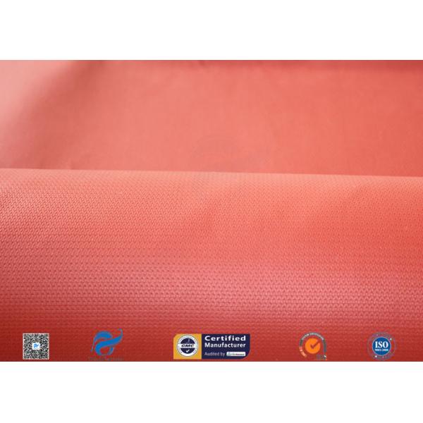 Огнезащитным ткань стеклоткани красного цвета 0.45мм покрытая силиконом для дымовой завесы