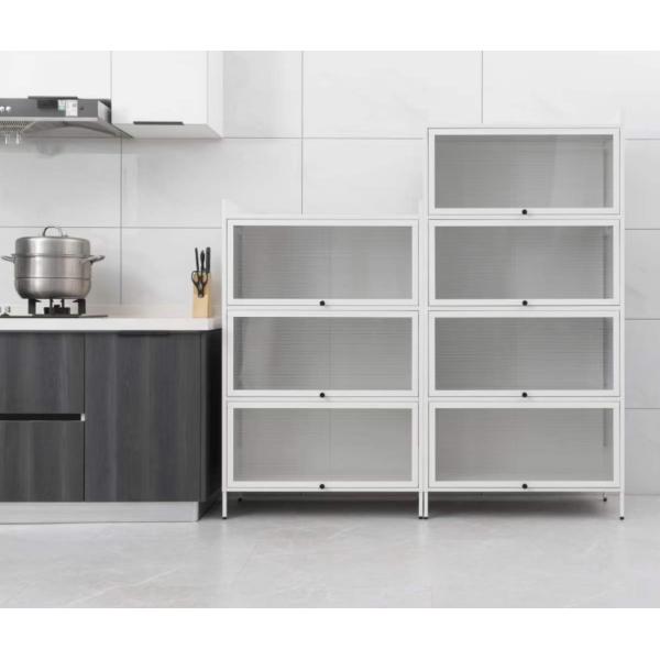 Multilayer Metal Kitchen Steel Storage Rack Shelf  0.5-1.0mm Thickness