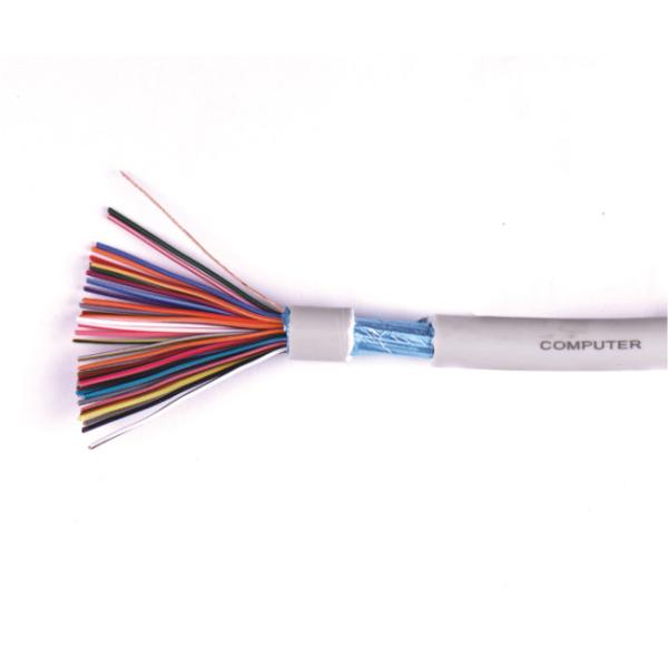 White DB37 Cable Male To Female With Pure Copper Conductor 1m 2m Length