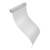 Pantalla LED de vidrio transparente flexible Pared de publicidad interior Pantalla LED transparente