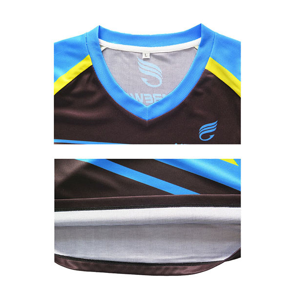 Premium Mountain Bike Enduro Jersey / Team Cycling Jerseys For Men OEM Service