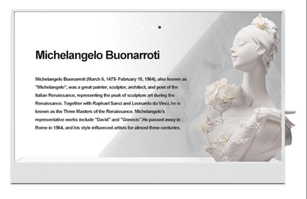 55 Inch Transparent Oled Display 4K High Definition Touch Interaction