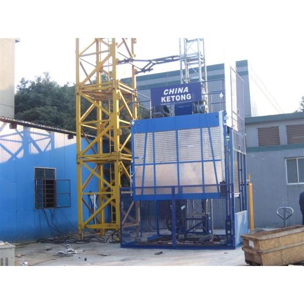 Dipping Zinc Spray Paint Safety Control System Building Cage Hoist Single Cage