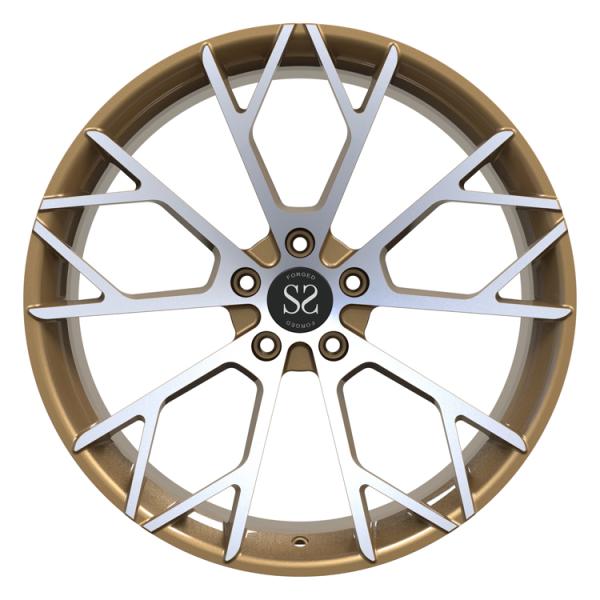 For Lambor Aventador 1 PC Monoblock Forged Bronze Machined Wheels 21inch 21x13 Alloy Car Rims