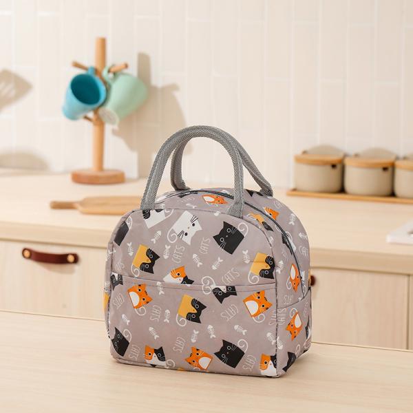 Custom Logo Aluminum Foil Kids Lunch Bag with Thermal Insulation and OEM/ODM Acceptable