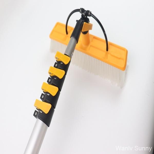Solução automática de limpeza de painéis solares de liga de alumínio/fibra de carbono