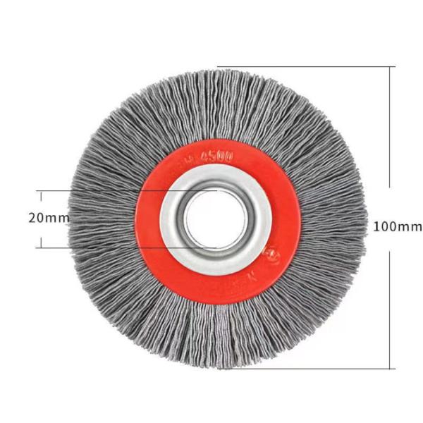 Специальная шлифовка металлическая шлифовальная колеса щетка Размер 252*54.5*28 мм