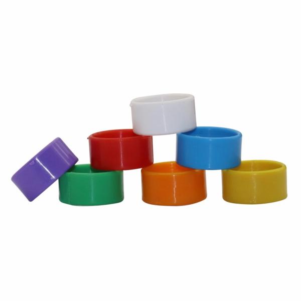 Dove / Spiral Leg Rings , Plastic Chicken / Pigeon Clip Rings Inner Diameter 25mm