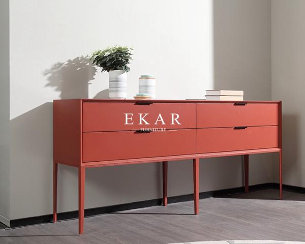 Colorful Storage Cabinet Wooden 3 Drawer Chest