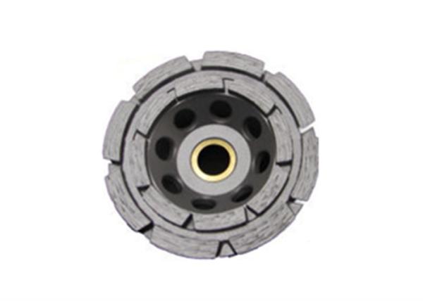 Silver Brazed Diamond Turbo Cup Wheel , Diamond Grinding Wheels MPA Approved
