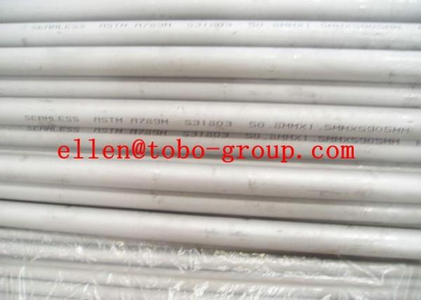Cold Rolled Duplex Stainless Steel Tube Astm A790 / A789 , Aneanled / Pickled