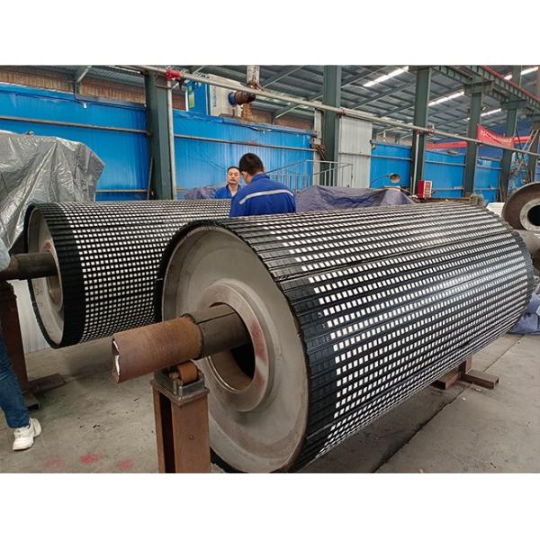 Pulley Drum Ceramic Lagging Sheet Lining With Cn Bonding Layer