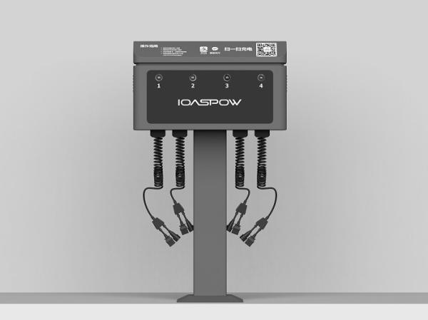 Iron shell 4 channel output electric bicycle、scooter 、balance car smart sharing DC charging pile Output voltage 22-88V