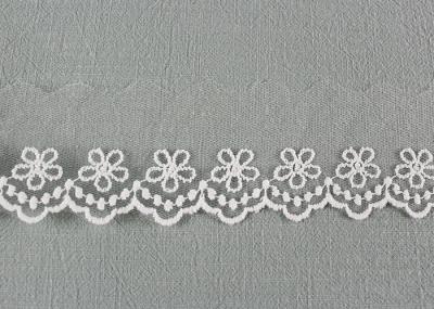 Custom Lace Design Nylon Lace Trim Flower Embroidery Lace Ribbon For Tulle Dress