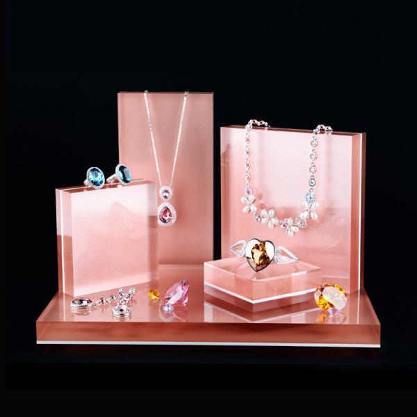 Advertising Acrylic Jewelry Display , Luxury A3 A4 Clear Acrylic Jewelry Stand
