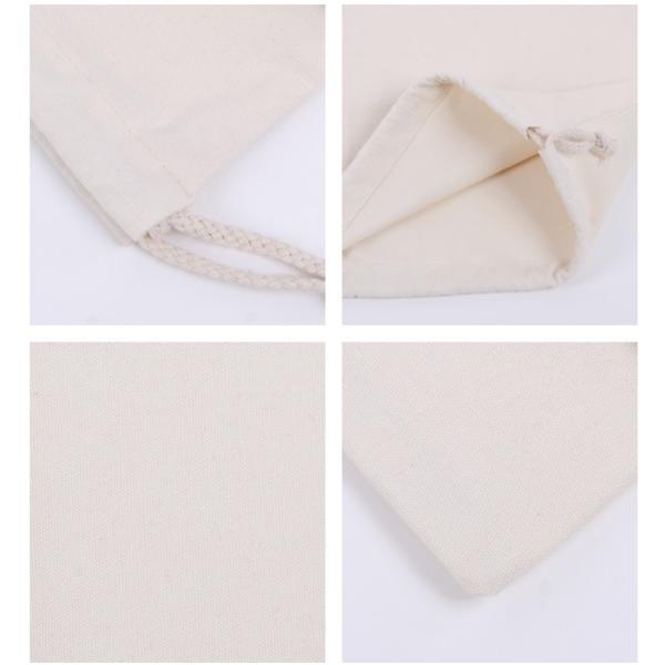 Shopping Storage Washable Biodegradable Food Safe 100% Natural Cotton Muslin Bags Bulk
