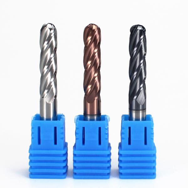 CNC Solid Carbide Square Ball Nose Milling Cutters Rough End Mill Nano Coating Stainless Steel Cutting Tools-ODM OEM Customized
