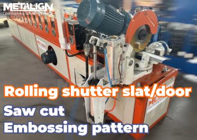 Electric Decoiler Precision Rollformers Metal Slat Production Line Space Saving