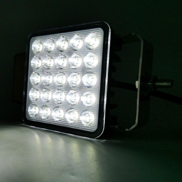 White / Blue LED Square Work Light 75W LED Spotlights For Tractors