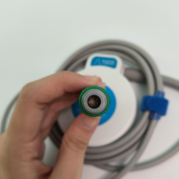 Monitorização fetal e contração uterina TOCO Probe 6 Pin Single Slot Modelo azul MS3-31527