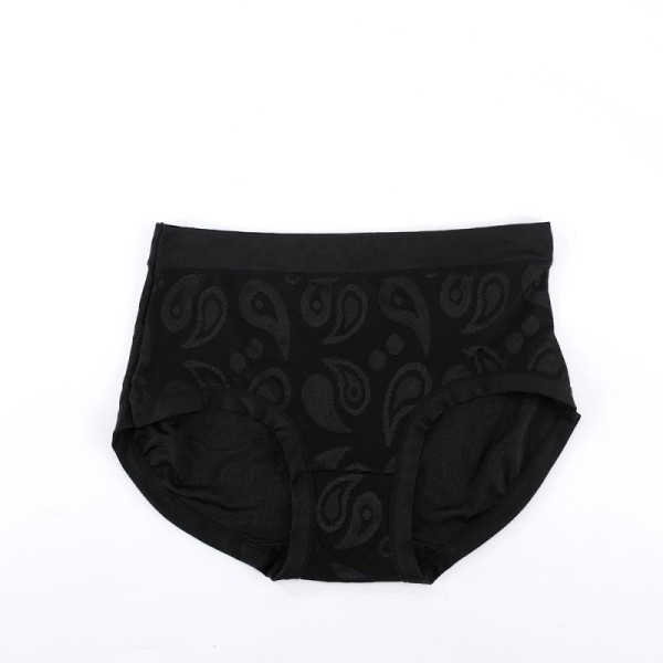 Direct Sale Soft Breathable Panties Everyday Wear Stretchy Elastic Underwear Jacquard Design Women Girls Comfortable