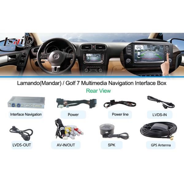 Módulo auxiliar opcional, 10-15 sistema da tevê do sistema de navegação do carro de navegação da VW Touareg