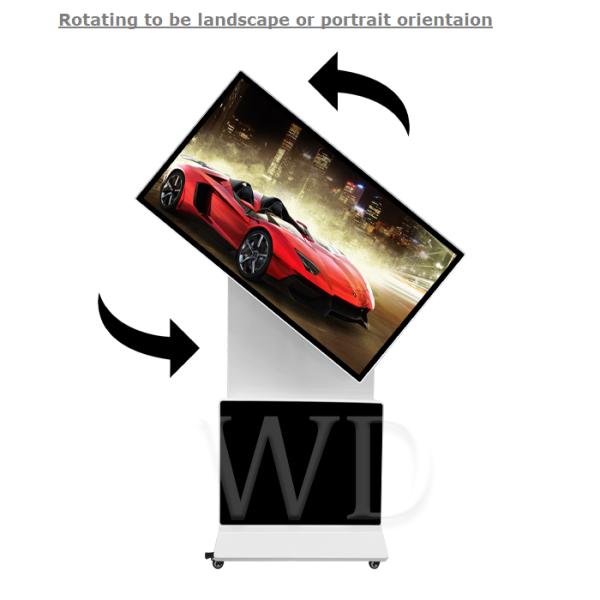 Multifunctional Intelligent Rotary Interactive Digital Display Free Standing