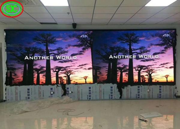 P2.5 Rental Advertising SMD LED Screen Resolution 64*64mm Indoor Ip34 Power Supply