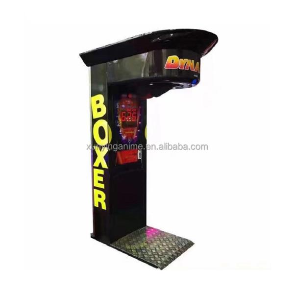 Máquina de boxe de arcade de moedas Big Punchbag 220V