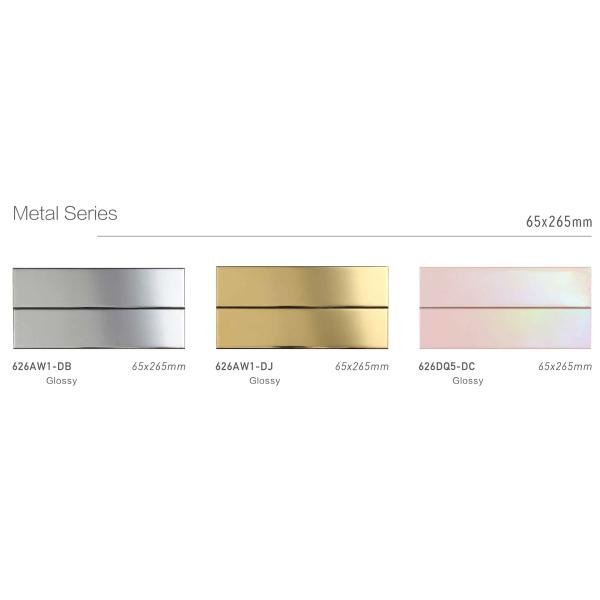 Лоснистое серебристое внутри стены кроет 75x150mm черепицей для KTV Deco