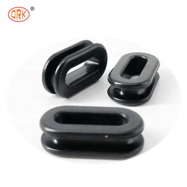 Black CR Automotive Rubber Seals Neoprene Grommet Rubber Seals For Connector Wire Harness