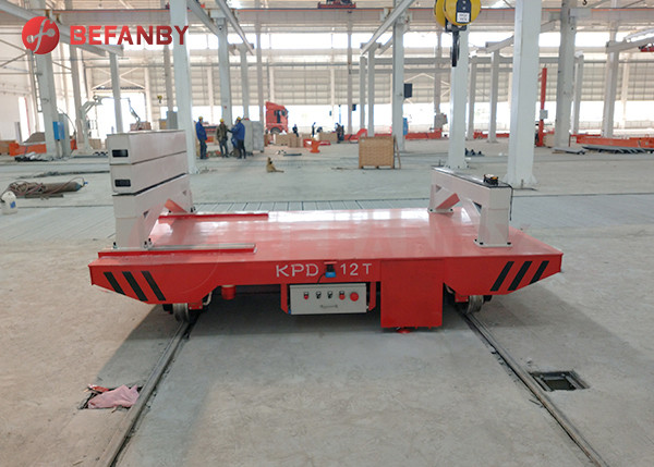 10t Electric Powered Rail Cart For Pipe Packages Handling