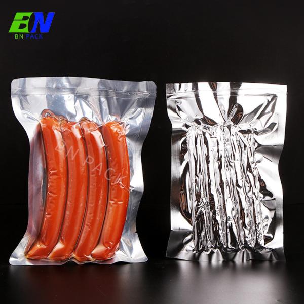Food Grade Clear Or Embossed Vacuum Bag For Food Packaging Nylon / PE