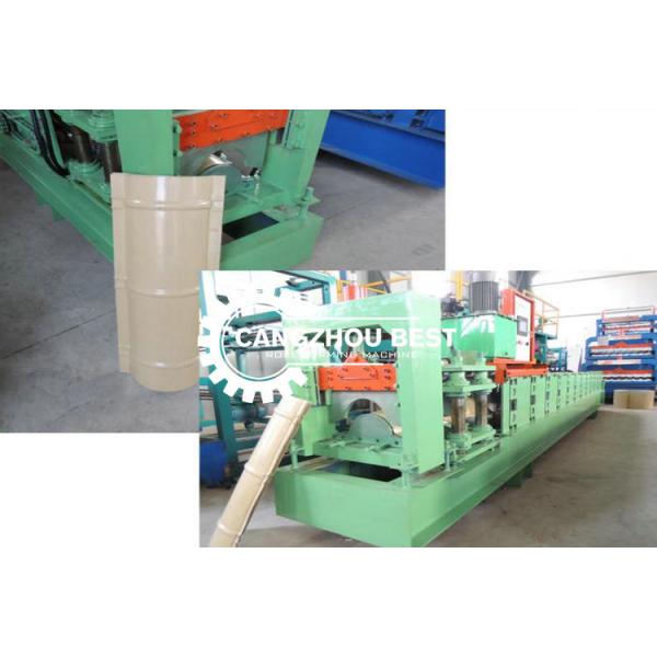 Color Steel Steel Profile Material Thickness 0.25-0.6mm Steel Roofing Ridge Cap Roll Forming Machine