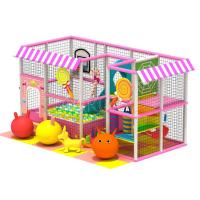 Fabrica Labirinto Comercial Crianças Pink Theme doces Equipamento de playground interior
