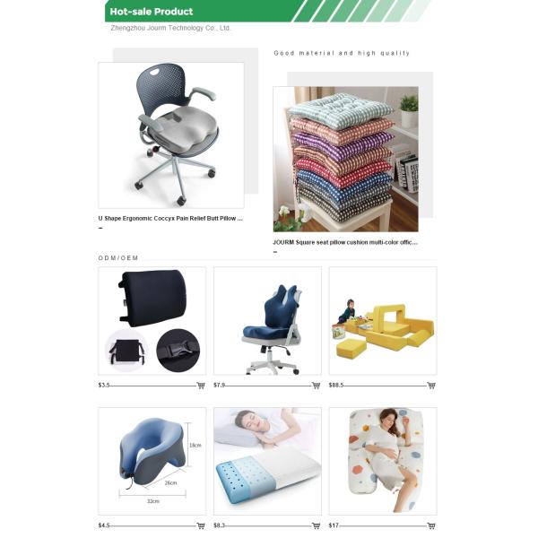 100% Polyester Memory Foam Pillow for Side Sleepers Anti-Snoring Anti-Drooling Design
