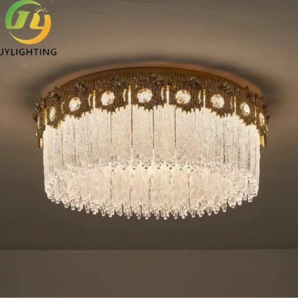 Modern Crystal Chandelier Luxury French Style LED Pendant Light for Living Room , Dining Room , Kitchen Island