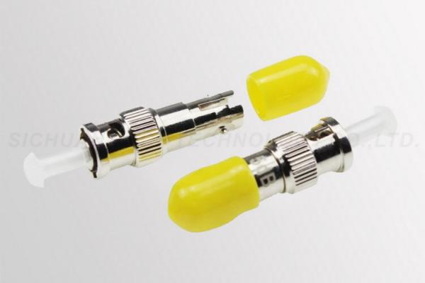 Metal ST Connector Single Mode Type 30dB Attenuation Level Range