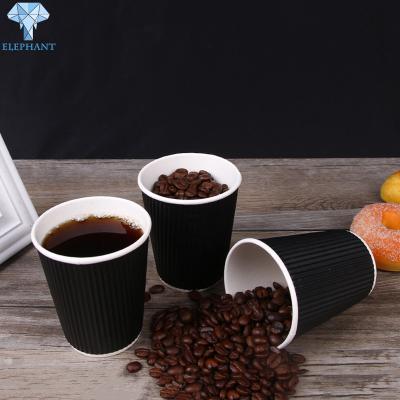 Os copos de café livres do papel de parede do dobro 8oz de BPA para o chá ordenham