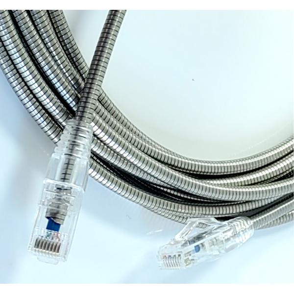 Прямые кабели 1м 2м 2,5м 3м Стальная бронированная перекрестная кабель 6а Сетевой кабель Slim STP LSZH Черный