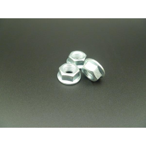 JIS1190 M12 Hex Flange Nut,Yellow Zinc Plated,Grade 4.8 25kg per box packing