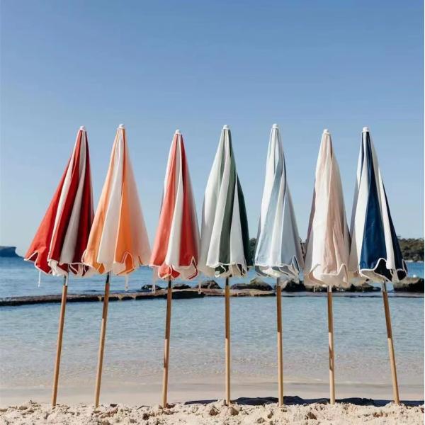 Outdoor Auto 1.8 M Sun Protection Beach Umbrella for Garden Occasion Customized Design