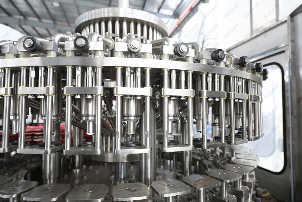 Сок пульпы SUS316 1500B/H Carbonated машина завалки напитка