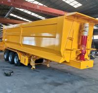 Sistema de freio de aço do ABS de Tipper Truck Trailer do reboque alto da descarga da capacidade de carga semi